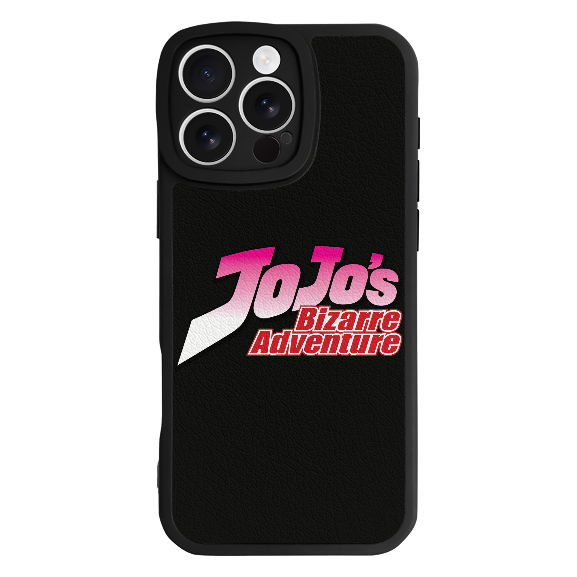 （画像用） ジョジョの奇妙な冒険 JoJo's Bizarre Adventure 【iPhone 16シリーズ対応】シリコンスマホケース（レザー調） 材質：シリコン